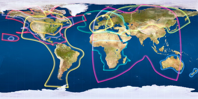 Satellite Coverage Map